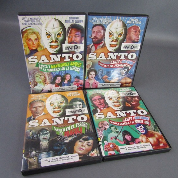 Santo Lot of 4 dvd's Dracula Blue Demon Frankenstein DVD Collection - Picture 1 of 6